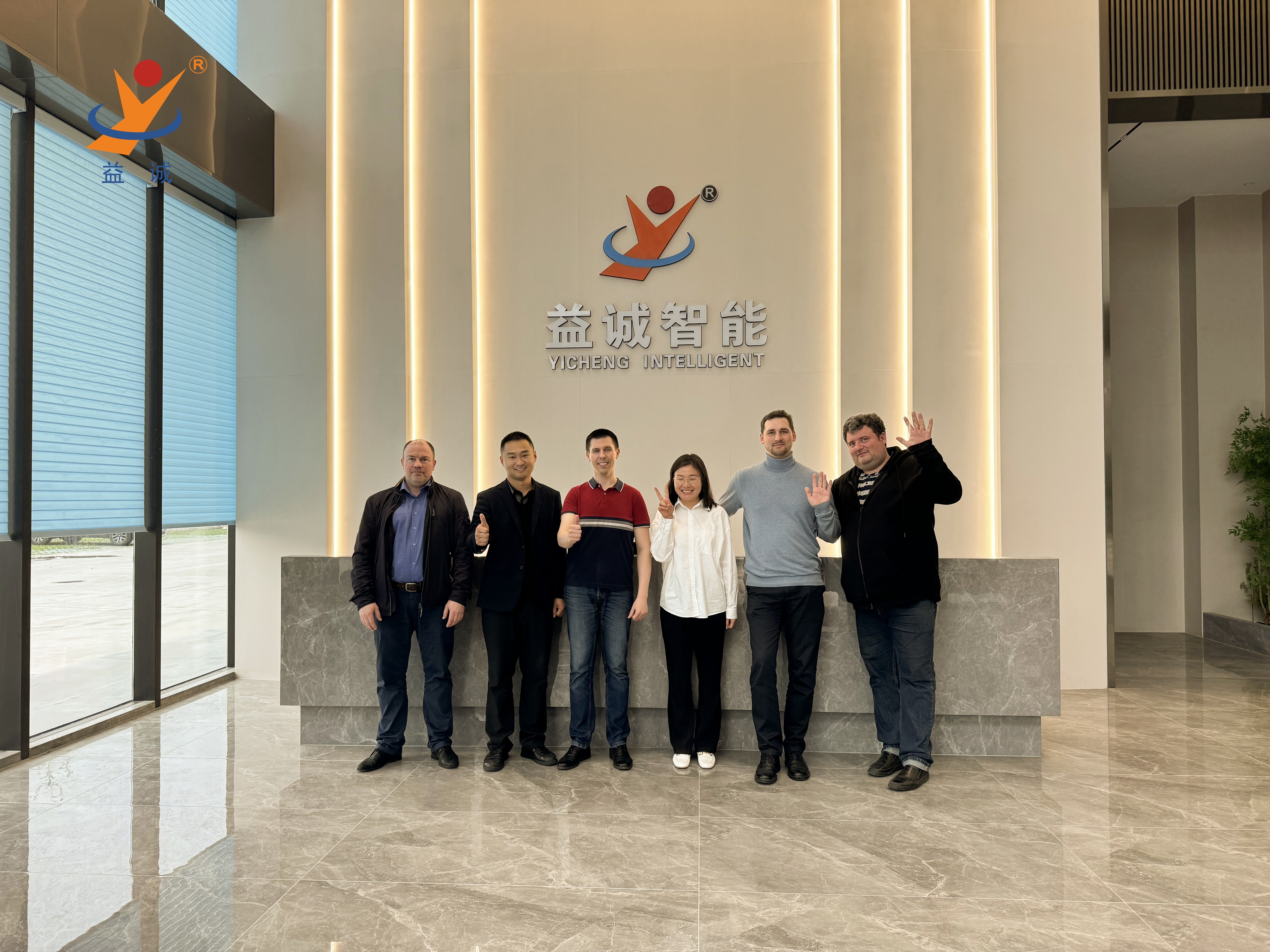 卓越品質(zhì) · 深獲認(rèn)可 | 俄羅斯客戶蒞臨浙江益誠智能科技園現(xiàn)場驗(yàn)收設(shè)備！